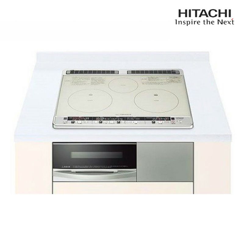 日立 IH 3口 ビルドイン 火加減マイスター シルバー M7STFシリーズ HT-M7STF(S)